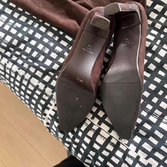 Nice boots 61/2 suede brown - Picture 2 of 4